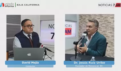 Entrevista en el programa Noticias 7 AM con David Mej�a, a Jes�s Ruiz Uribe, fun