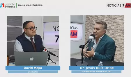 Entrevista en el programa Noticias 7 AM con David Mej�a, a Jes�s Ruiz Uribe, fun