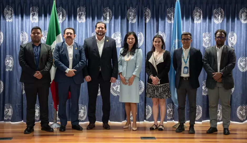 Firma Ismael Burgueño acuerdo de colaboración con el Programa de las Naciones Unidas para el Desarrollo