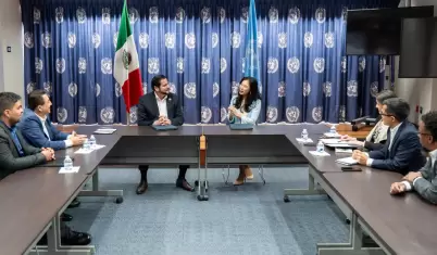 Firma Ismael Burgue�o acuerdo de colaboraci�n con el Programa de las Naciones Un