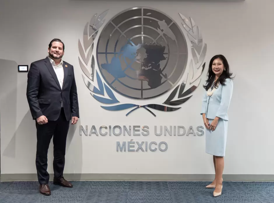 Firma Ismael Burgueño acuerdo de colaboración con el Programa de las Naciones Unidas para el Desarrollo