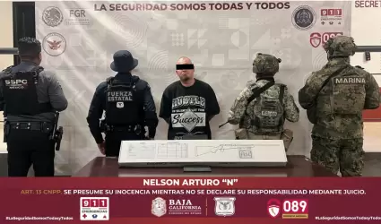 Detenido con arma larga