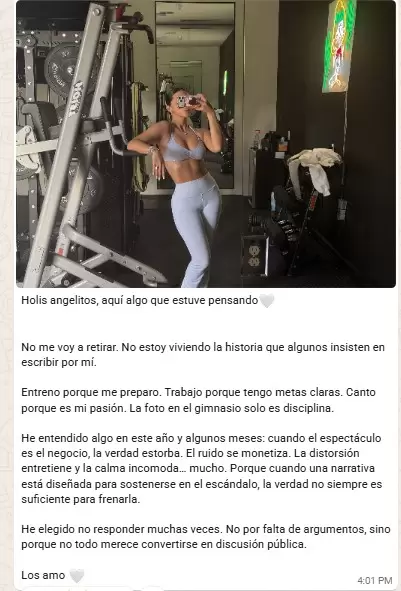 Ángela Aguilar desmiente su retiro de los escenarios