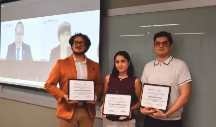 Tres alumnos de CETYS reciben beca presidencial CETYS-CityU 2026
