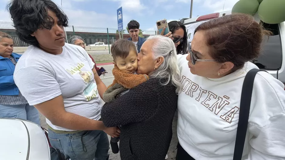 Familiares del infante
