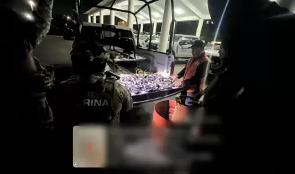 Marina asegura producto pesquero irregular en Ensenada