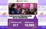 Beneficia SSPCM a m�s de 10 mil personas con acciones preventivas para sensibilizar y proteger a mujeres de la violencia
