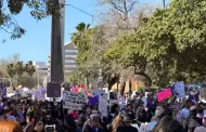 Miles de mujeres marchan en Tijuana durante el 8M
