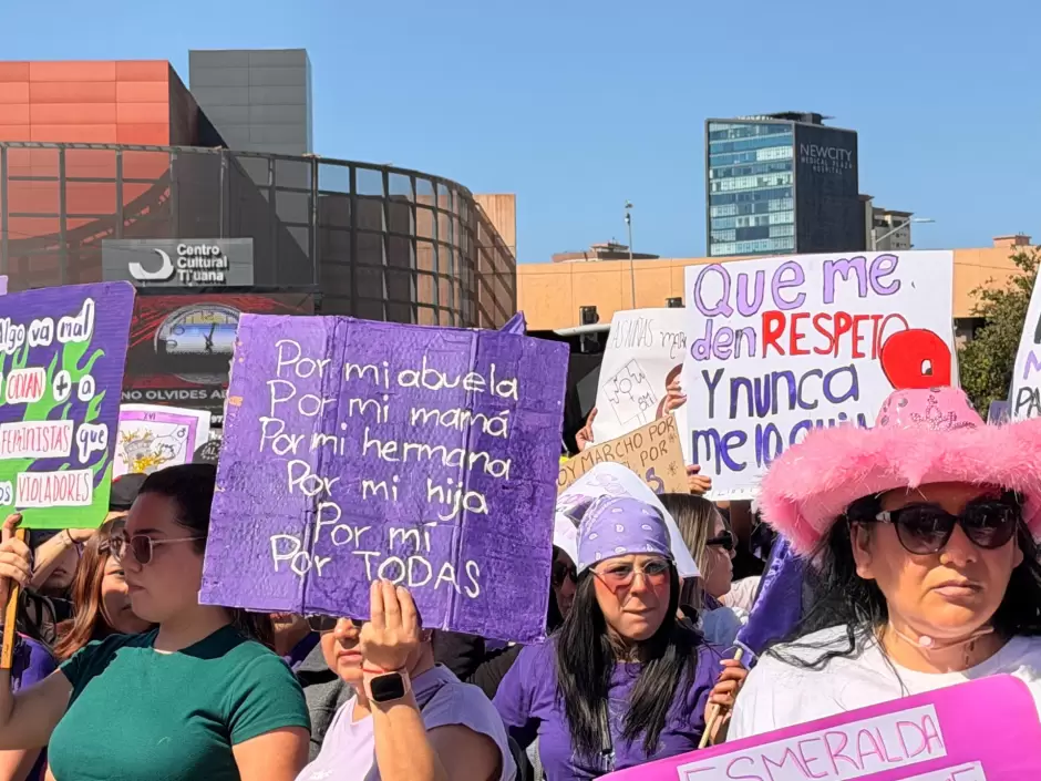 Marcha del 8M contra la violencia