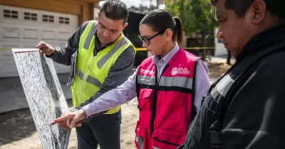 Supervisa directora de CESPT, M�nica Vega Aguirre, rehabilitaci�n de drenaje en 