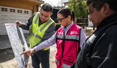 Supervisa directora de CESPT, M�nica Vega Aguirre, rehabilitaci�n de drenaje en 