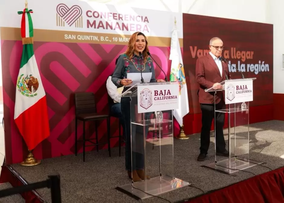 Anuncia gobernadora Marina del Pilar plan de atenci�n integral a San Quint�n