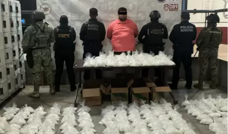 Decomiso de 113 kilos de metanfetamina en Tijuana