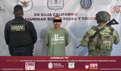 Detenci�n por posesi�n de arma de fuego