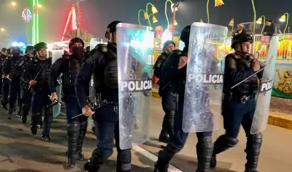 Operativo de seguridad Gran Carnaval de Ensenada