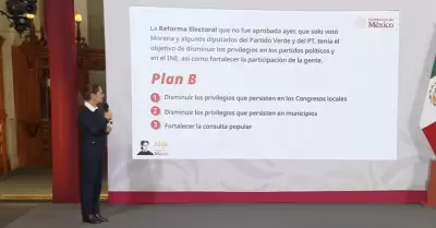 Claudia Sheinbaum presenta Plan B de la reforma electoral