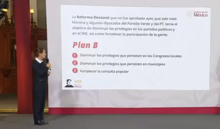 Claudia Sheinbaum presenta Plan B de la reforma electoral