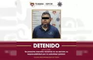 Asegura Polic�a Municipal de Tijuana a hombre se�alado por presunto intento de privaci�n de la libertad de una menor