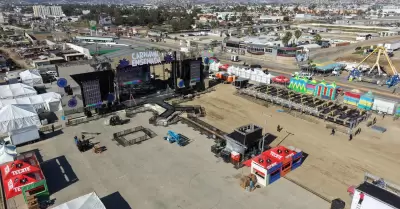 Sitio de taxis en la zona de festejos del Gran Carnaval de Ensenada
