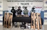 Importante aseguramiento de armamento, municiones, equipo t�ctico y veh�culo con reporte de robo en Tecate