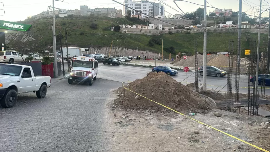 cierre vehicular de un tramo del Libramiento Rosas Magall�n