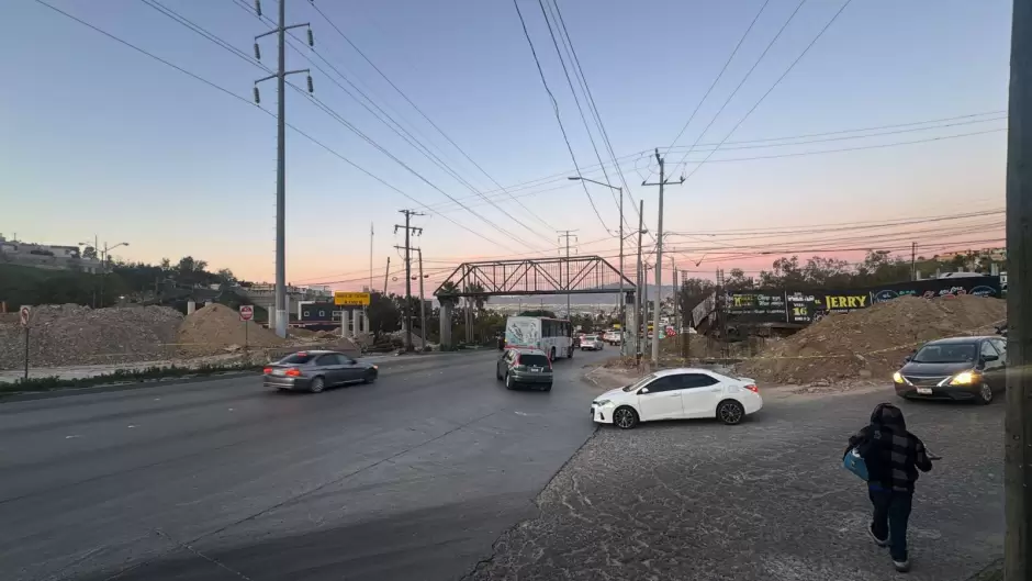 cierre vehicular de un tramo del Libramiento Rosas Magall�n