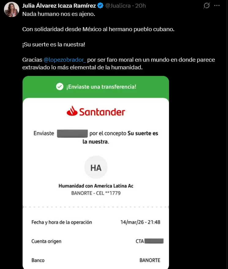 Publicaci�n de Julia �lvarez Icaza