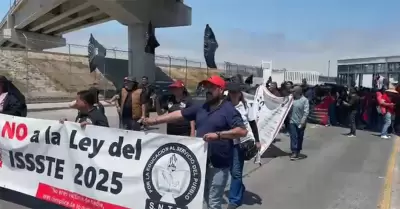 Manifestaci�n por la Ley del Issste releja