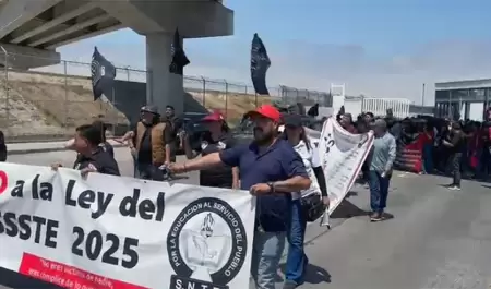 Manifestaci�n por la Ley del Issste releja