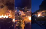 Atiende Bomberos de Tijuana incendio de viviendas en la colonia Leandro Valle