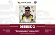 Arresta Polic�a Municipal de Tijuana a sujeto por homicidio doloso con arma punzocortante en Mariano Matamoros Norte