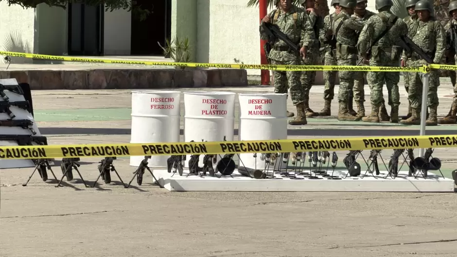 Sedena destruye m�s de 1,700 armas en Tijuana; 70% proven�an de Estados Unidos