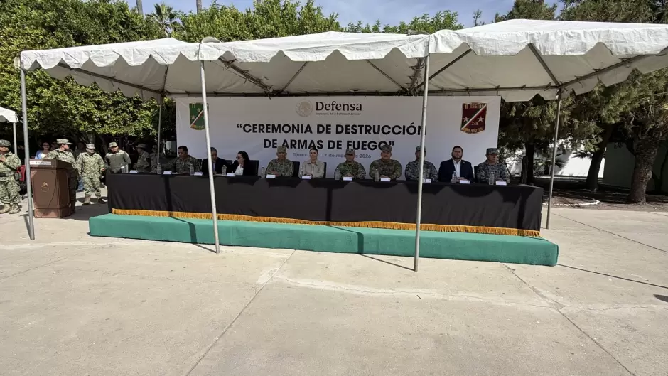 Sedena destruye m�s de 1,700 armas en Tijuana; 70% proven�an de Estados Unidos