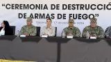 Sedena destruye m�s de 1,700 armas en Tijuana; 70% proven�an de Estados Unidos