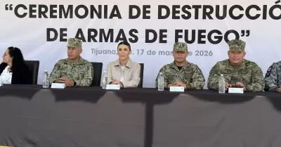 Sedena destruye m�s de 1,700 armas en Tijuana; 70% proven�an de Estados Unidos
