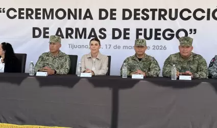 Sedena destruye m�s de 1,700 armas en Tijuana; 70% proven�an de Estados Unidos