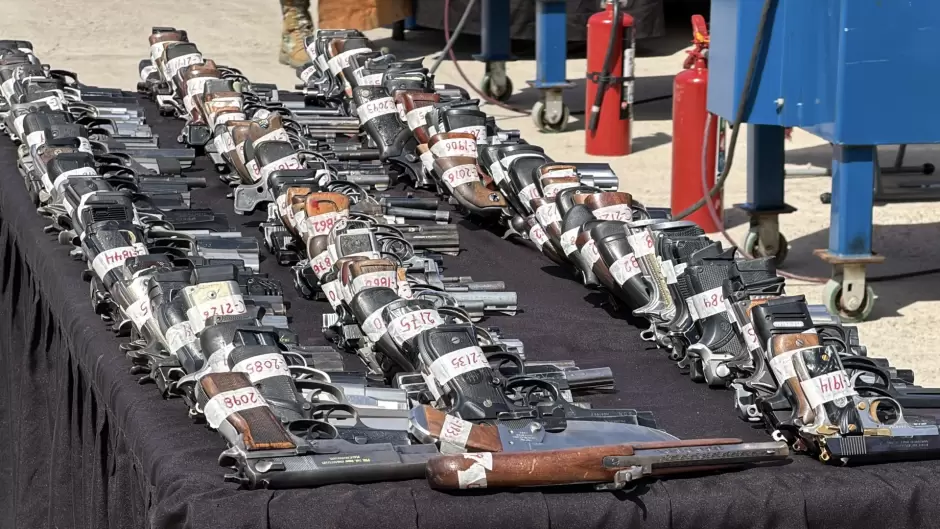 Sedena destruye m�s de 1,700 armas en Tijuana; 70% proven�an de Estados Unidos