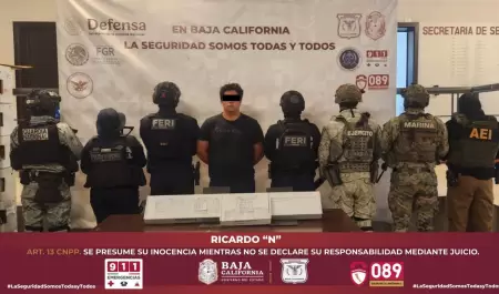 Operativo "C�ndor II" deja un detenido y aseguramiento de armas en Tecate