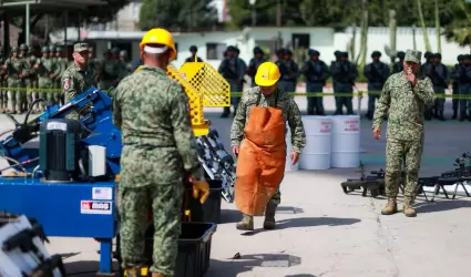 Destrucci�n de armas decomisadas para fortalecer la paz