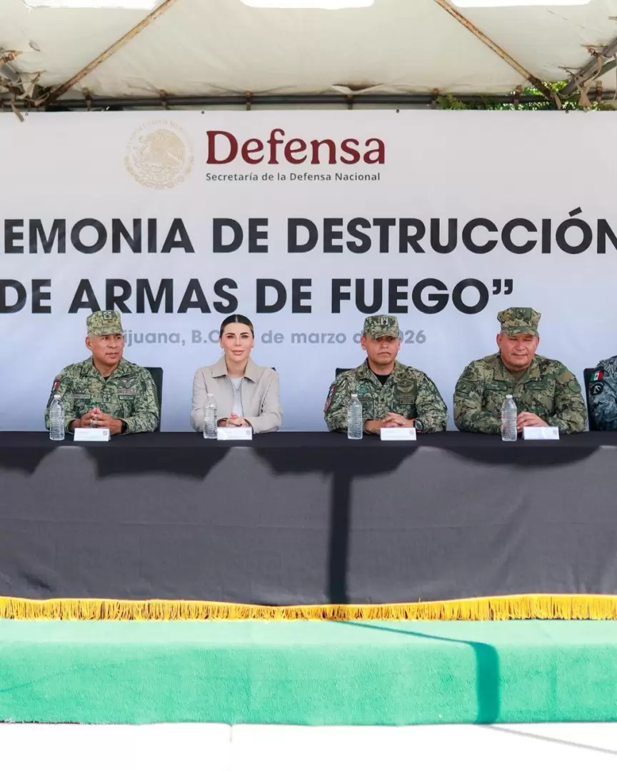 Destrucci�n de armas decomisadas para fortalecer la paz