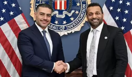 Omar Garc�a Harfuch se reuni� con Kash Patel