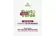 Este viernes el Punto Verde Riviera permanecer� cerrado