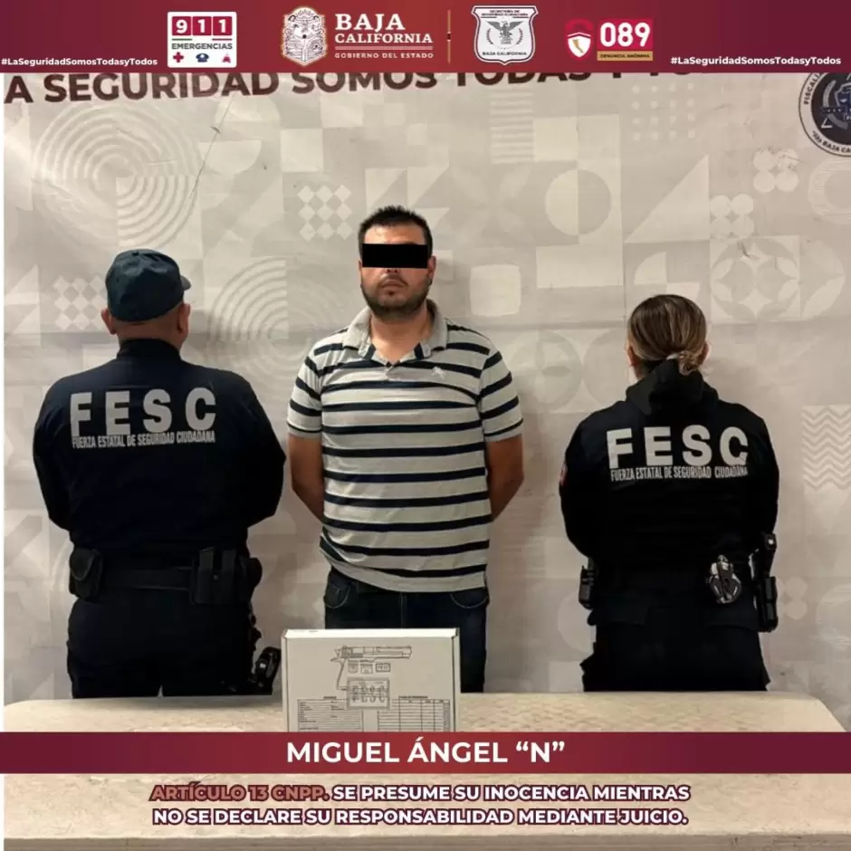 Aseguran a cuatro individuos armados en Tijuana