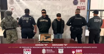 Aseguran a cuatro individuos armados en Tijuana