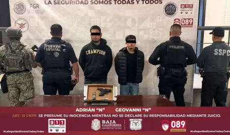 Aseguran a cuatro individuos armados en Tijuana