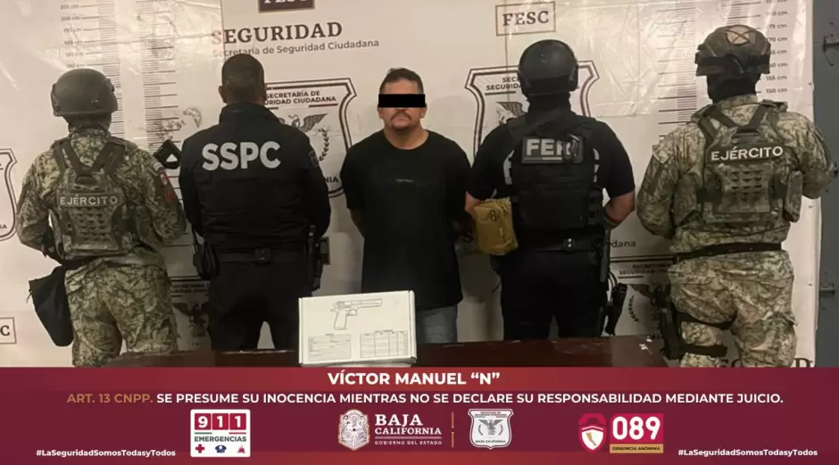 Aseguran a cuatro individuos armados en Tijuana
