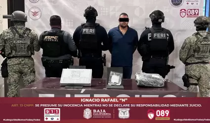 Hombre armado detenido tras denuncia an�nima en Tijuana