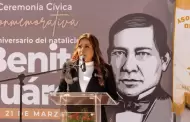 Honra Gobierno de Claudia Agat�n el legado del Benem�rito de las Am�ricas: Benito Ju�rez Garc�a
