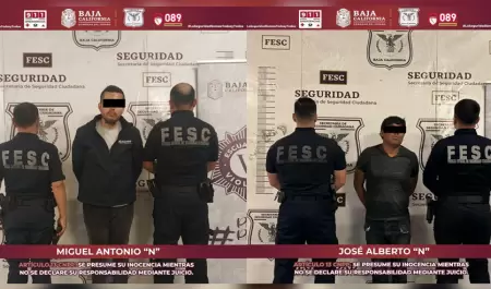 Escuadr�n Violeta detiene a dos hombres por violencia familiar en Tijuana