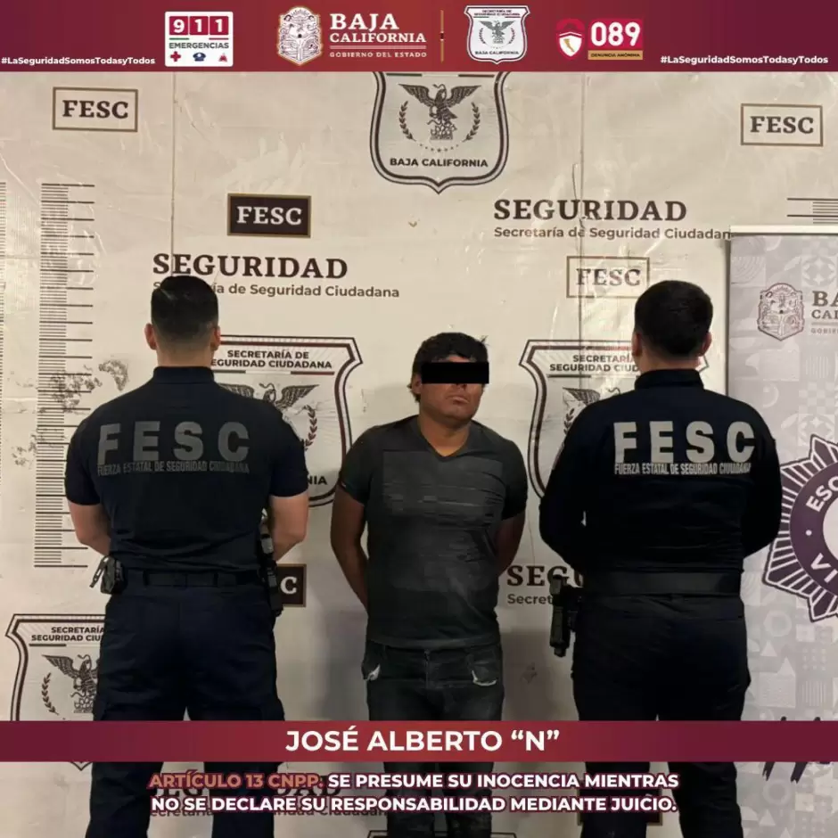 Escuadrón Violeta detiene a dos hombres por violencia familiar en Tijuana